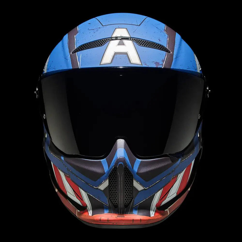 Ruroc Atlas 4.0 Carbon Helmet - Marvel’s Captain America - My Superbike Store