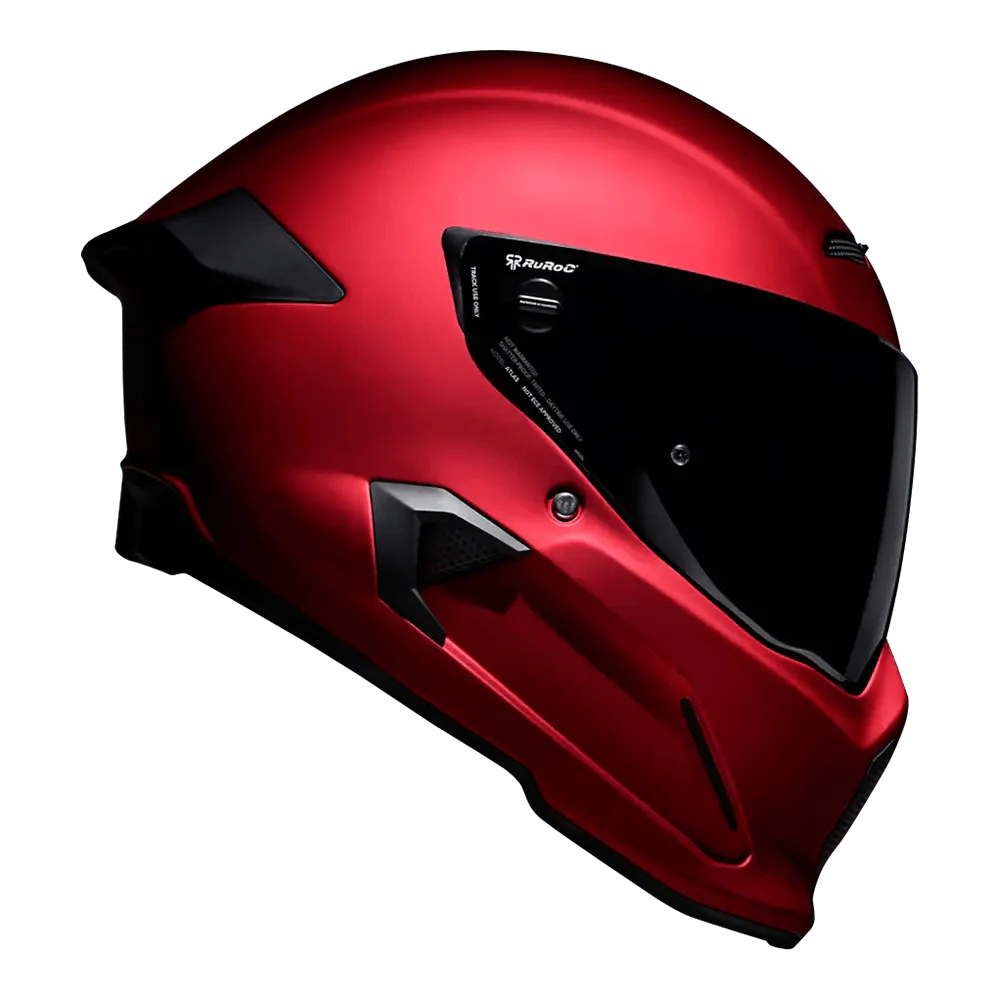 Ruroc Atlas 4.0 Carbon Helmet - Crimson - My Superbike Store