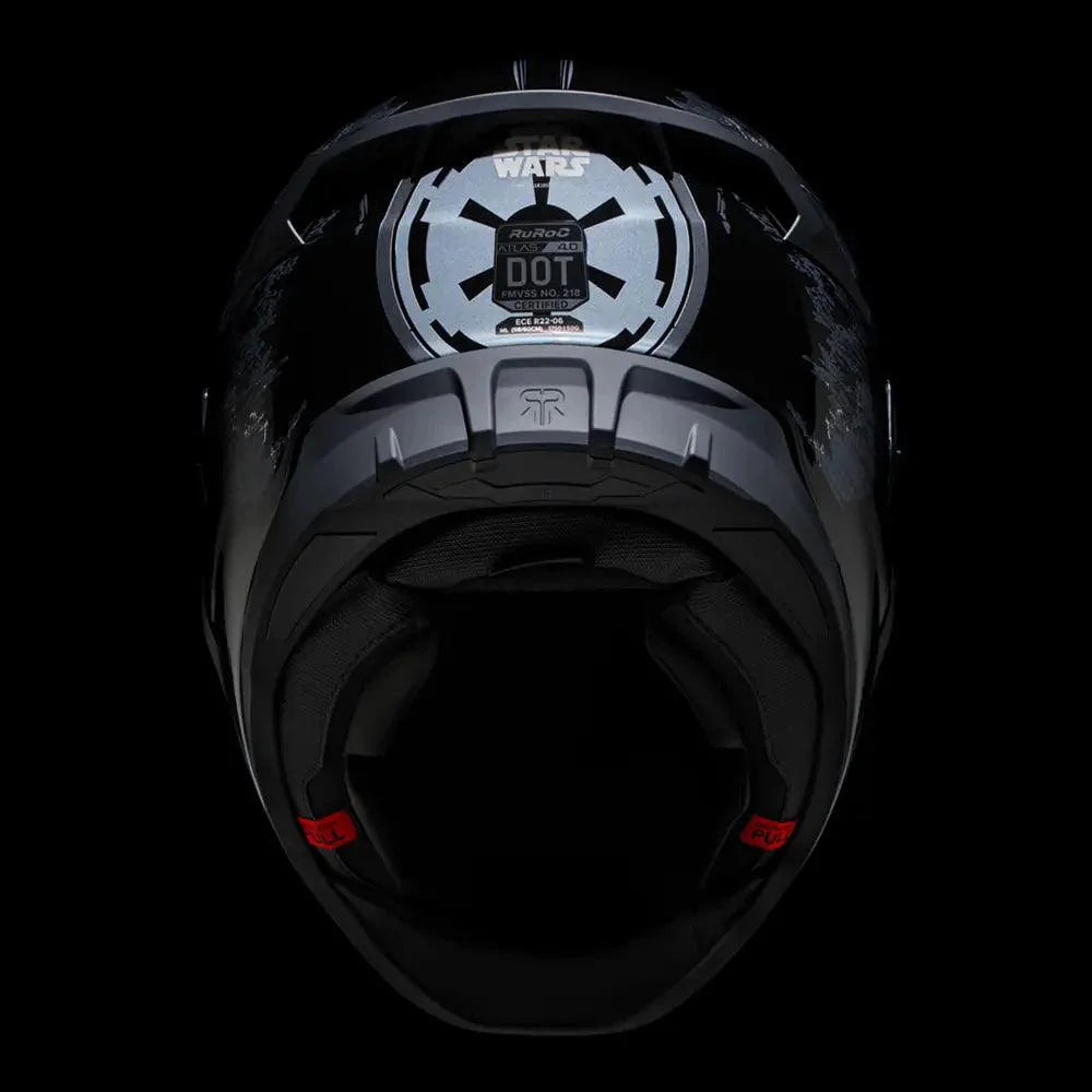 Ruroc Atlas 4.0 Carbon Helmet - Darth Vader - My Superbike Store