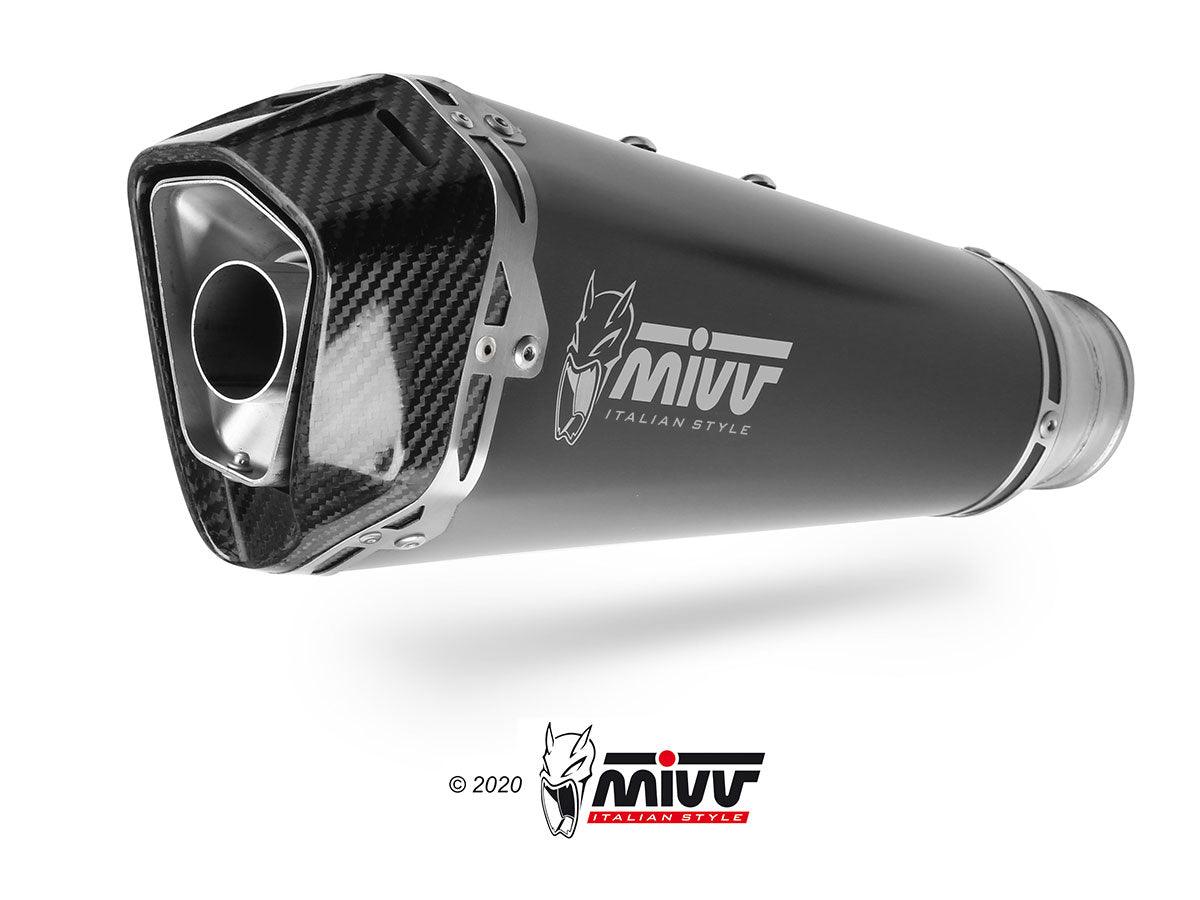 Mivv Delta Race Slip-On Exhaust for Triumph Street Triple RS 2017-22 - My Superbike Store