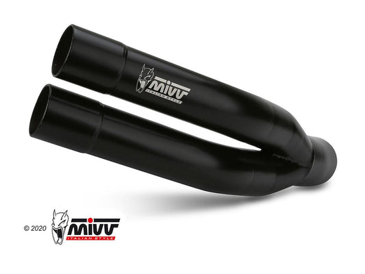 Mivv Double Gun Slip-On Exhaust for Kawasaki Z900 2020-22 - My Superbike Store