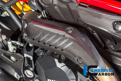 Ilmberger Carbon Fibre Exhaust Protection Manifold For Ducati Monster 821 - My Superbike Store