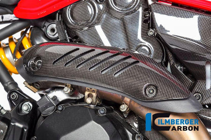 Ilmberger Carbon Fibre Exhaust Protection Manifold For Ducati Monster 821 - My Superbike Store