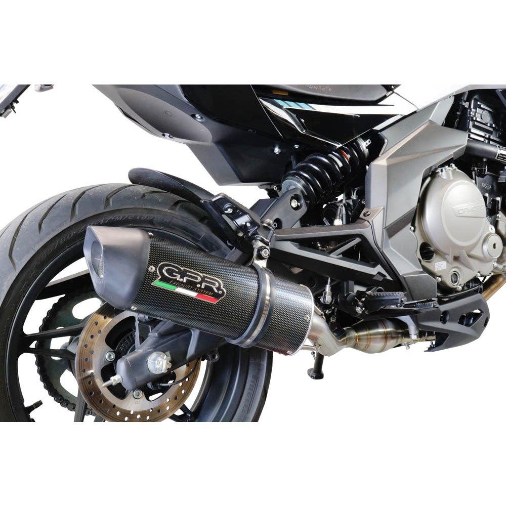 GPR Slip-On Exhaust for CF Moto 650 MT 2021-22 - My Superbike Store