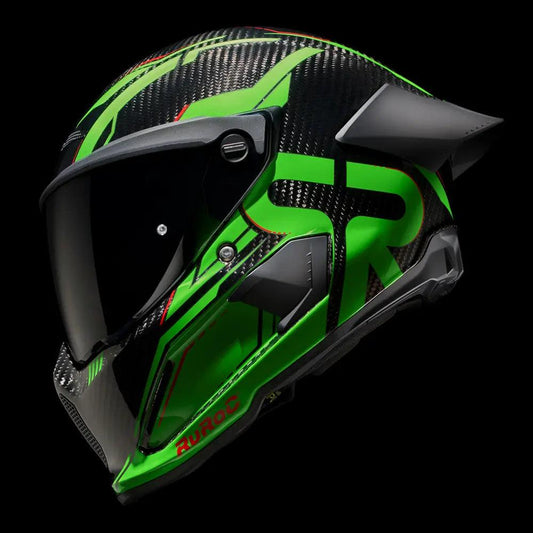 Ruroc Atlas 4.0 Track Helmet - Viper Green - My Superbike Store