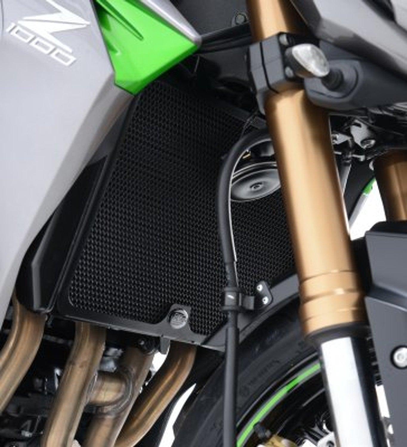 R&G Radiator Guard for Kawasaki Ninja 1000 2021 - RAD0090BK - My Superbike Store