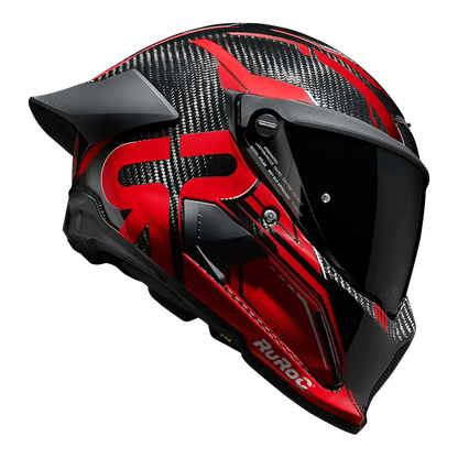 Ruroc Atlas 4.0 Track Helmet - Inferno Red - My Superbike Store