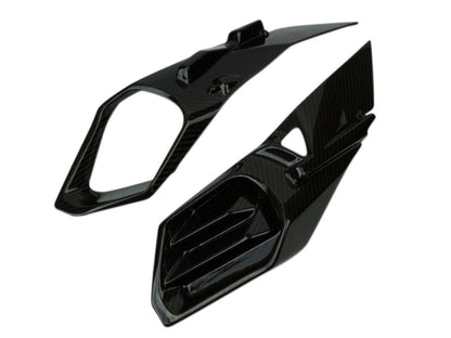 Motocomposites Air Intake Covers in 100% Carbon Fiber for Kawasaki Ninja H2 - My Superbike Store