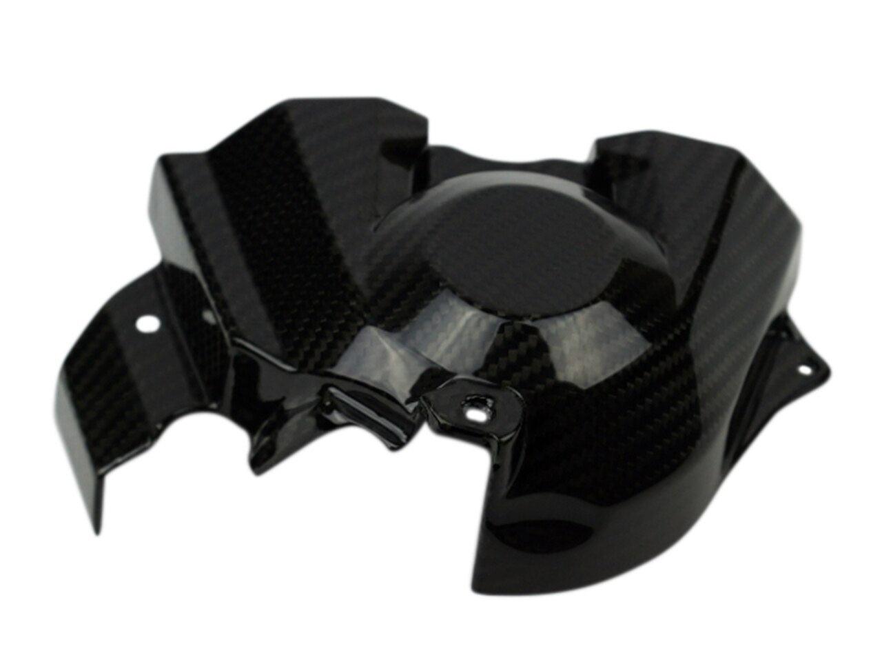 Motocomposites Sprocket Cover in Carbon with Fiberglass for Kawasaki Ninja H2 - My Superbike Store