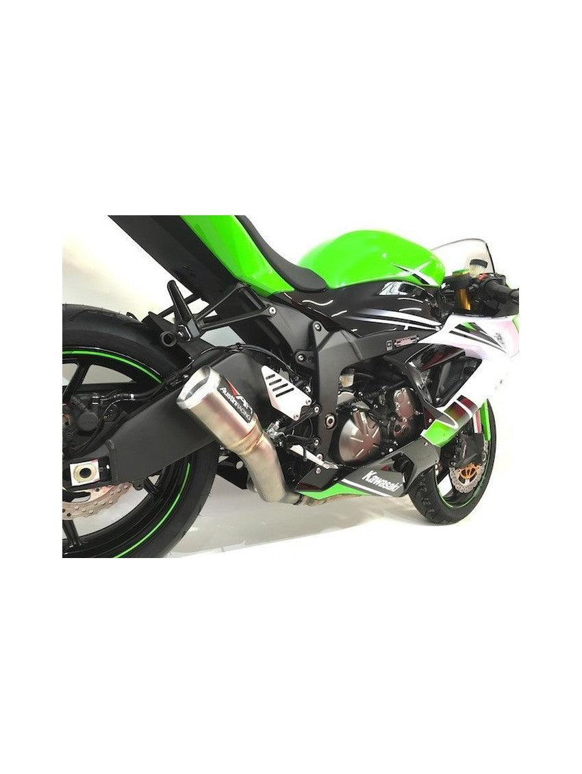 Austin Racing GP1/GP2 De-Cat Slip-On Exhaust for Kawasaki ZX-6R - My Superbike Store