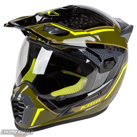 Klim Krios Pro Mekka Vivid Sage Adventure Helmet - My Superbike Store