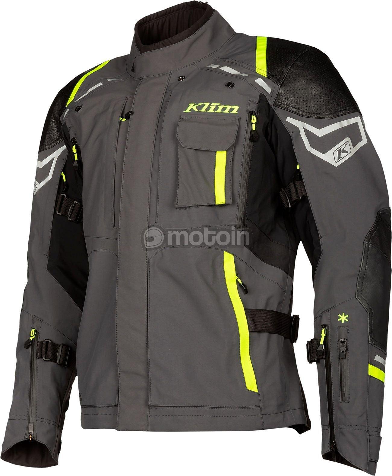 Klim Kodiak S21 Jacket - Dark Grey/Black/Neon Yellow - My Superbike Store