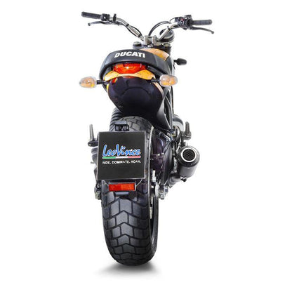 LeoVince LV-10 Slip-On Exhaust for Ducati Scrambler Cafe Racer - My Superbike Store