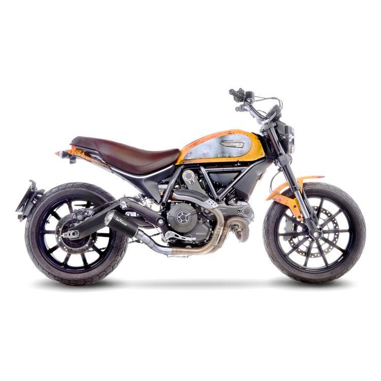 LeoVince LV-10 Slip-On Exhaust for Ducati Scrambler Cafe Racer - My Superbike Store