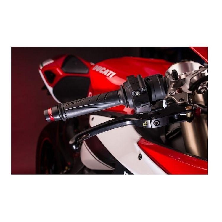 LighTech Magnesium Folding Brake & Clutch Lever Kit for Aprilia RSV4 - My Superbike Store