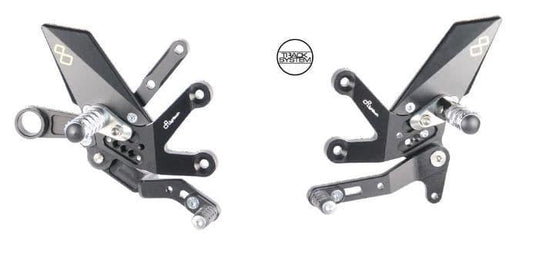 LighTech Adjustable Rearsets for Suzuki GSX-S1000 2015-22 - My Superbike Store