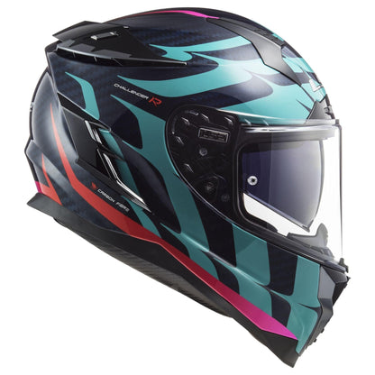 LS2 Challenger GT Carbon Flames Helmet - My Superbike Store