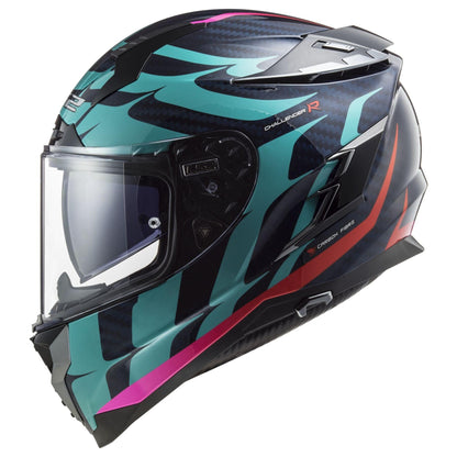 LS2 Challenger GT Carbon Flames Helmet - My Superbike Store