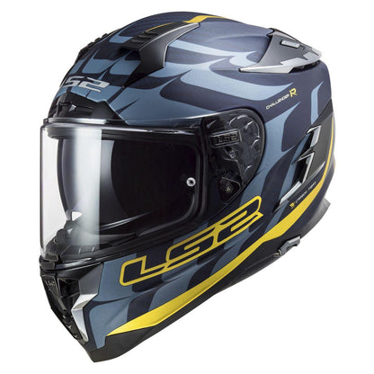 LS2 Challenger GT Carbon Flames Helmet - My Superbike Store