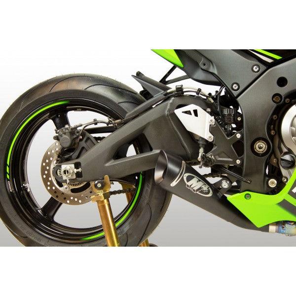 M4 Black GP19 Slip-On Exhaust for Kawasaki ZX-10R - My Superbike Store