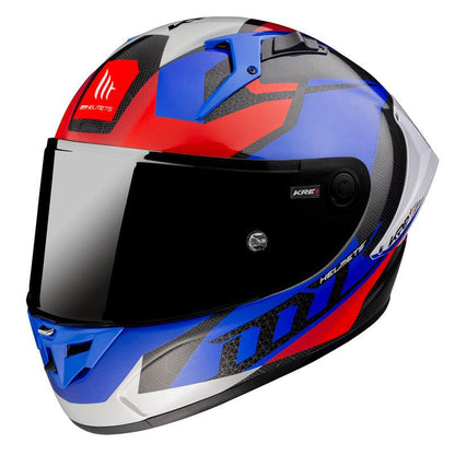 MT Helmets Kre Plus Carbon Projectile D7 Helmet - Blue - My Superbike Store