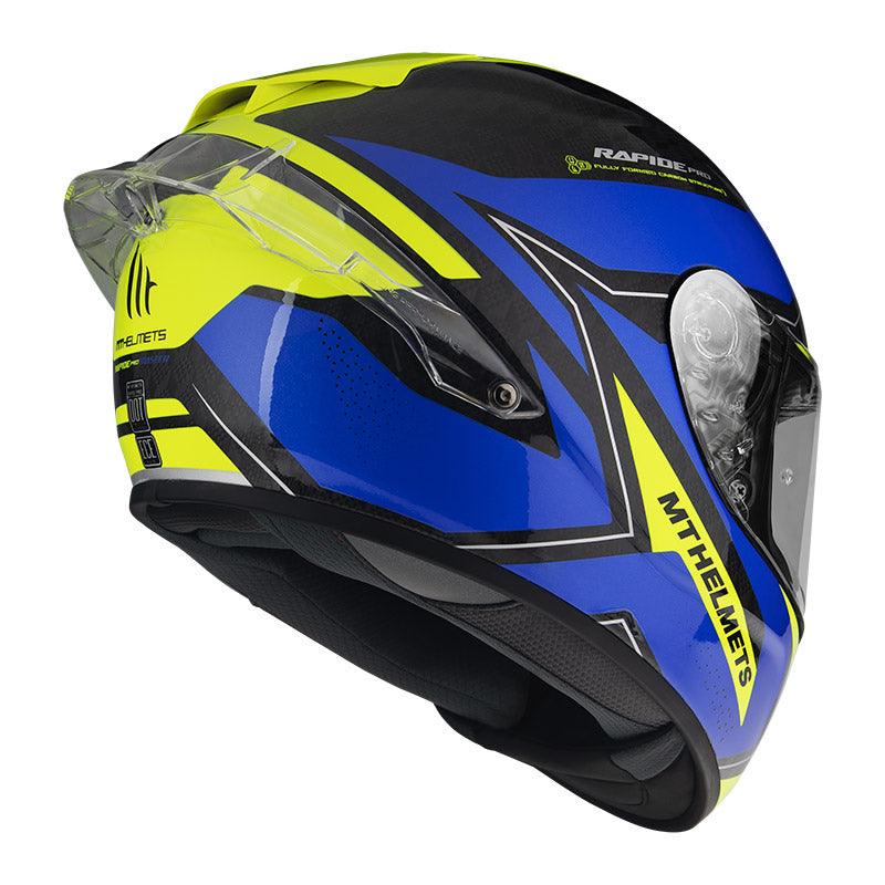 MT Helmets Rapide Pro Master A7 Helmet - Blue - My Superbike Store