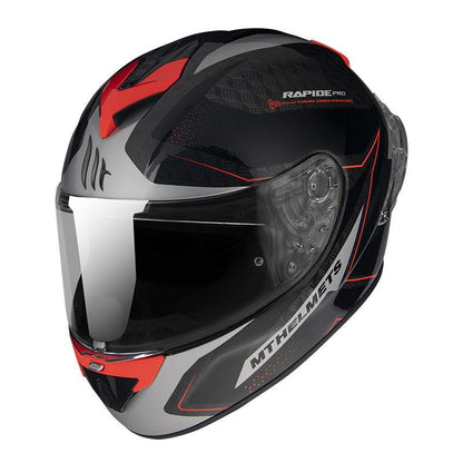 MT Helmets Rapide Pro Master B5 Helmet - Red Fluo - My Superbike Store