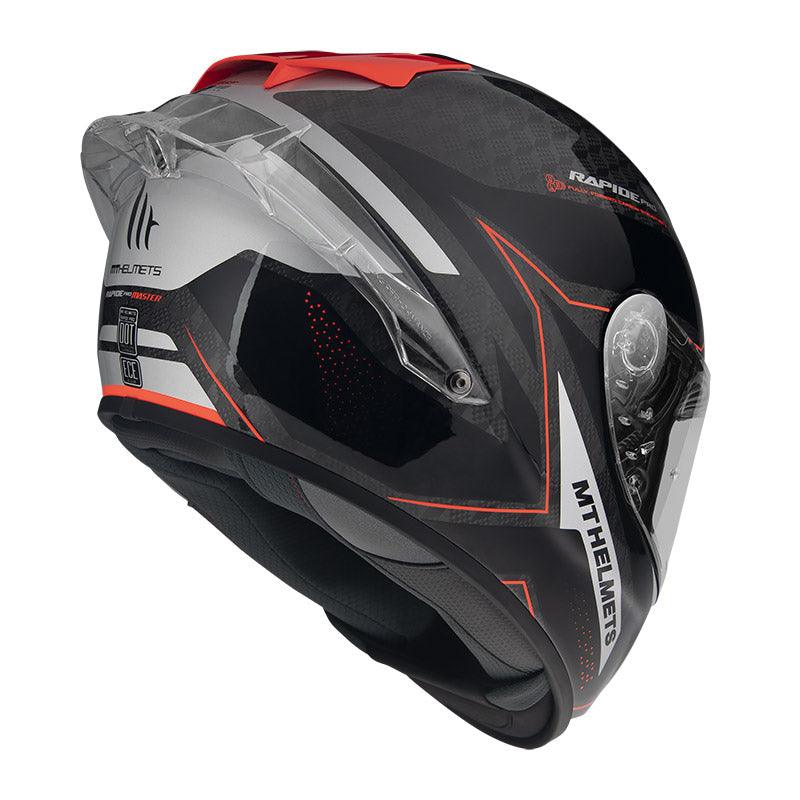 MT Helmets Rapide Pro Master B5 Helmet - Red Fluo - My Superbike Store