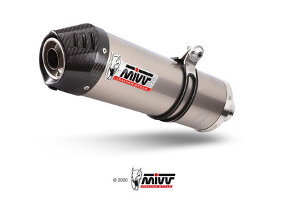 Mivv Oval Slip-On Exhaust for Benelli TRK 502 - My Superbike Store