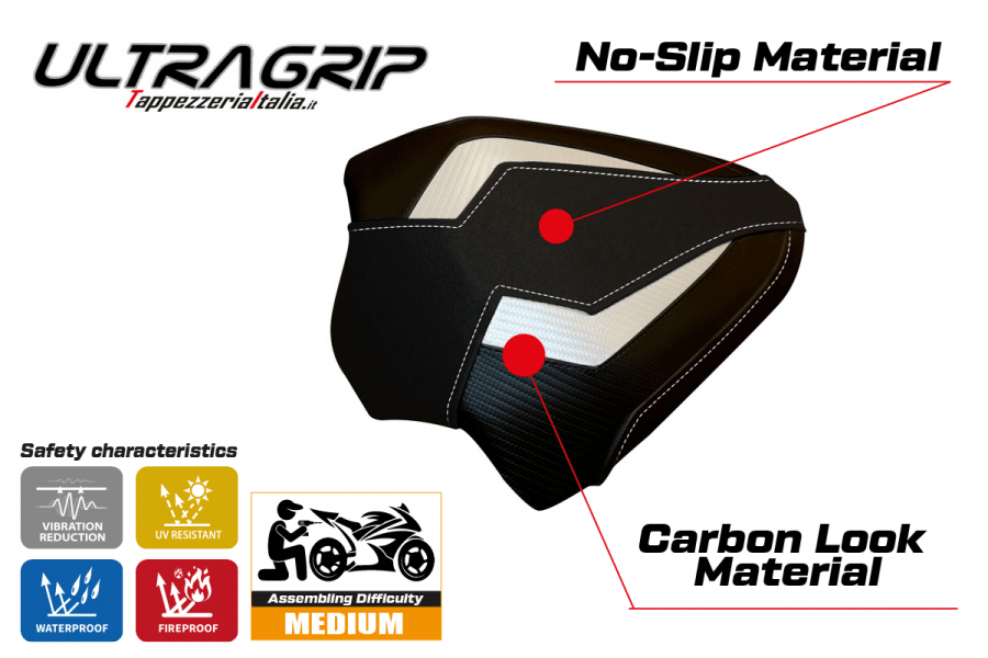 Tappezzeria Tenby 1 Ultragrip Passenger Seat Cover for Ducati Panigale V4 - My Superbike Store