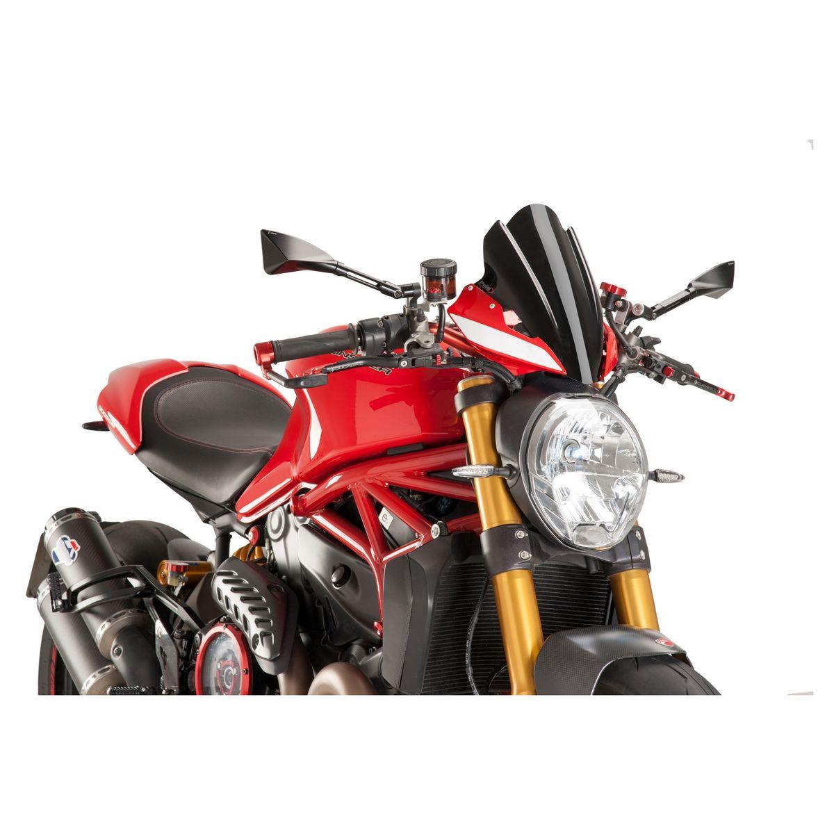 Puig Touring Naked New Generation Windscreen for Ducati Monster 797 - My Superbike Store