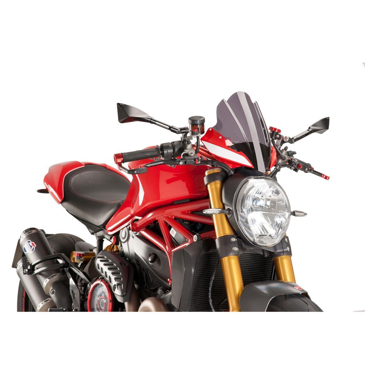 Puig Touring Naked New Generation Windscreen for Ducati Monster 797 - My Superbike Store