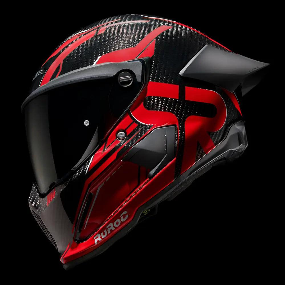 Ruroc Atlas 4.0 Track Helmet - Inferno Red - My Superbike Store