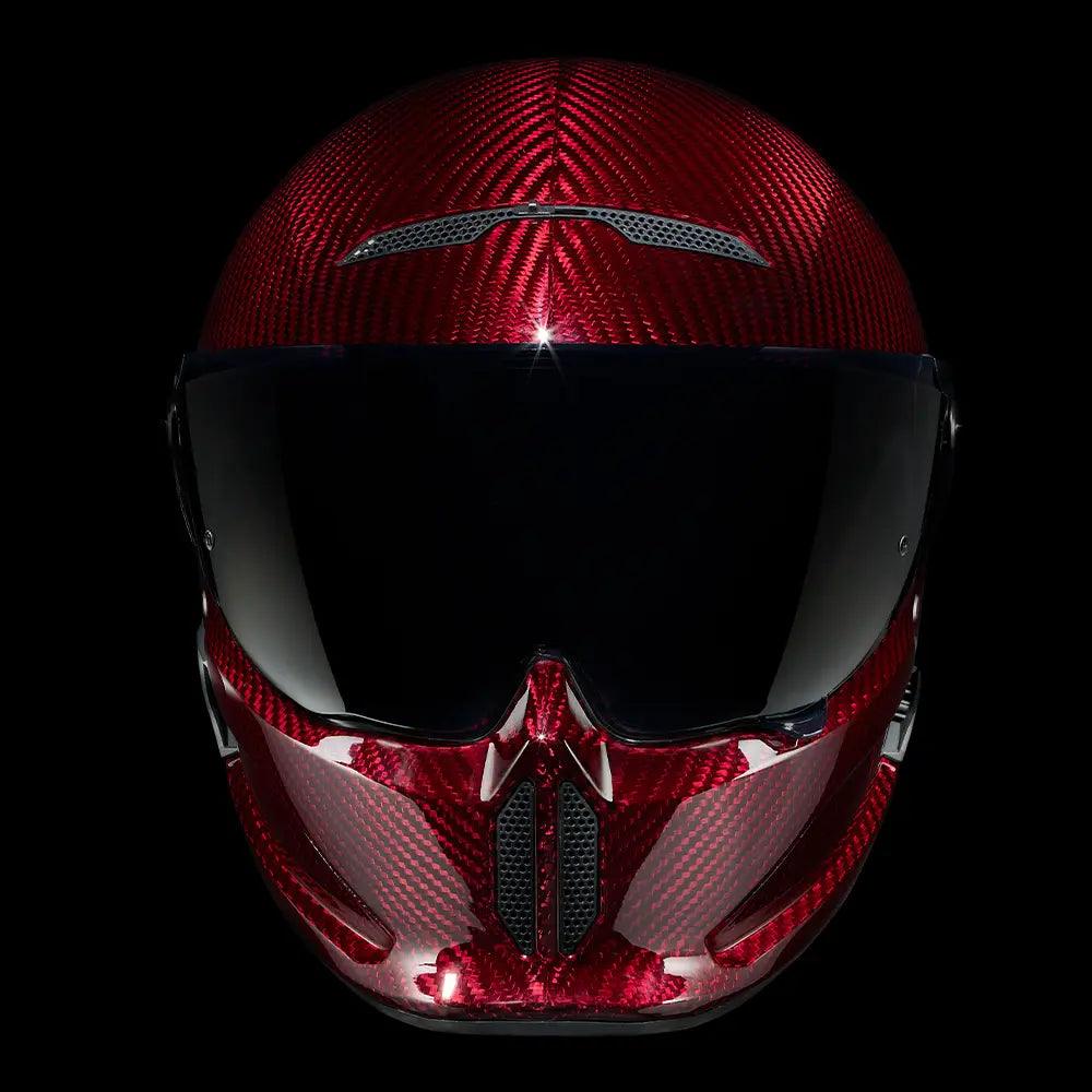 Ruroc Atlas 4.0 Carbon Helmet - Ruby Carbon - My Superbike Store