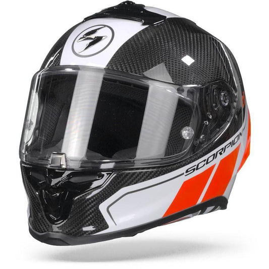 Scorpion EXO-R1 Carbon Corpus II Black Neon Red Helmet - My Superbike Store