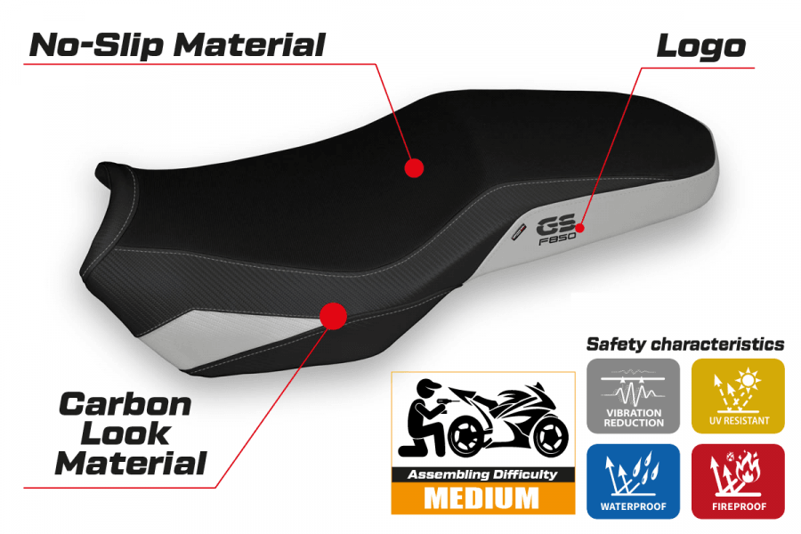 Tappezzeria Divo Seat Cover for BMW F850GS - My Superbike Store