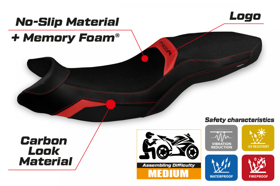 Tappezzeria Almaty Comfort System Seat Cover for BMW F 900 R - My Superbike Store