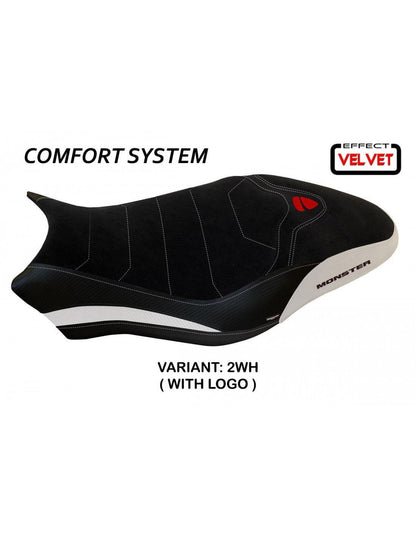 Tappezzeria Ovada 1 Velvet Comfort System Seat Cover for Ducati Monster 797 - My Superbike Store