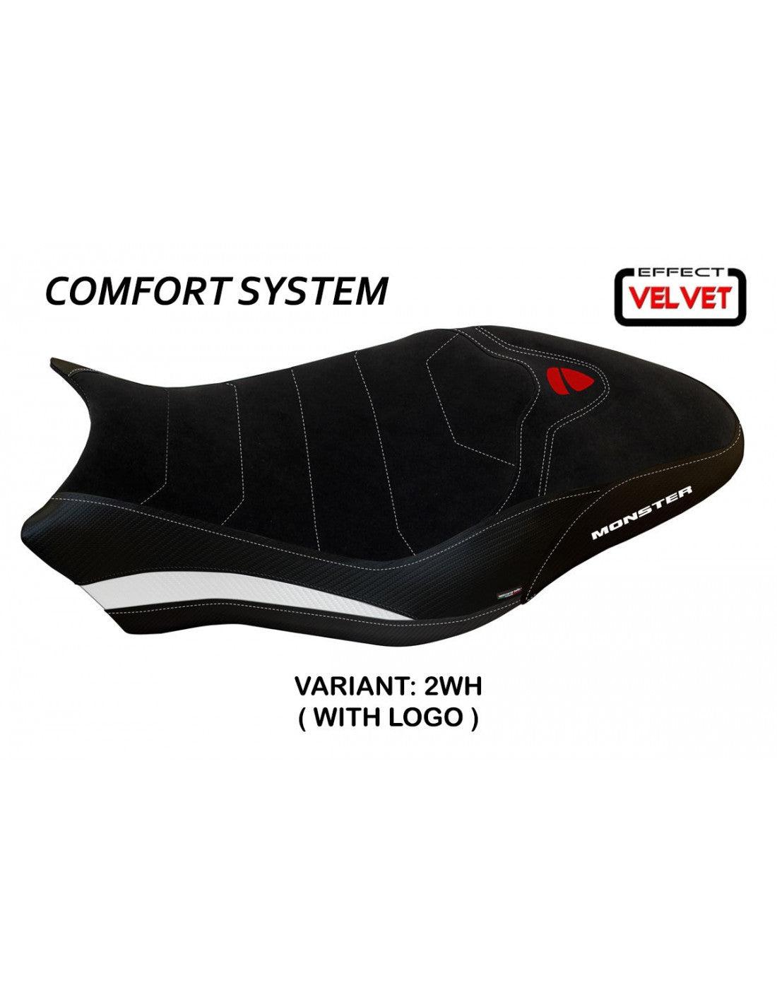 Tappezzeria Ovada 2 Velvet Comfort System Seat Cover for Ducati Monster 797 - My Superbike Store