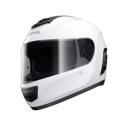 Sena Momentum Lite Bluetooth-Integrated White Helmet - My Superbike Store