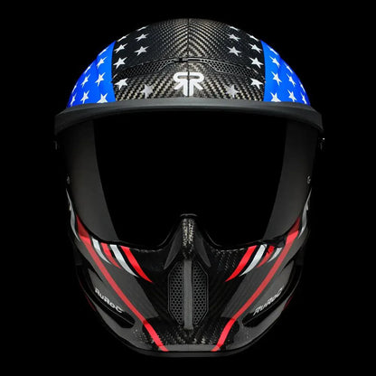 Ruroc Atlas 4.0 Track Helmet - Stars and Stripes - My Superbike Store