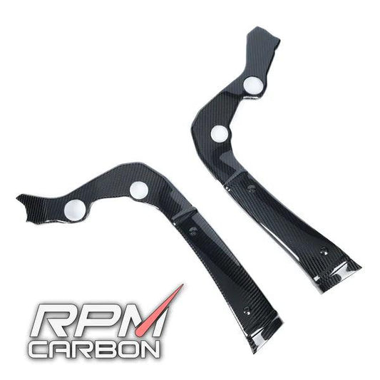 RPM Carbon Fiber Frame Covers Protectors for Suzuki GSXR 1000 2017-22 - My Superbike Store