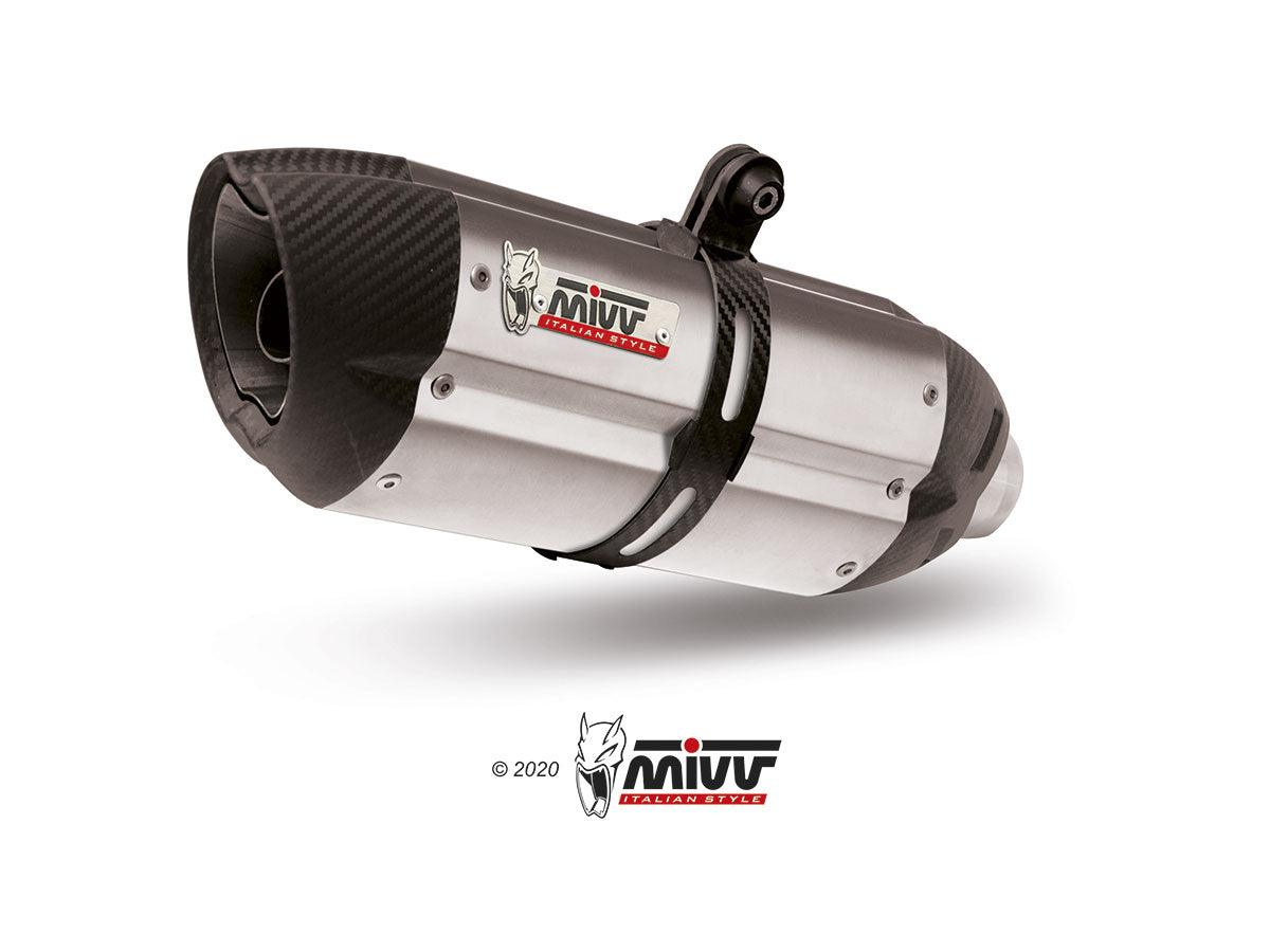 Mivv Sound High Position Slip-On Exhaust for BMW R NineT 2014-22 - My Superbike Store