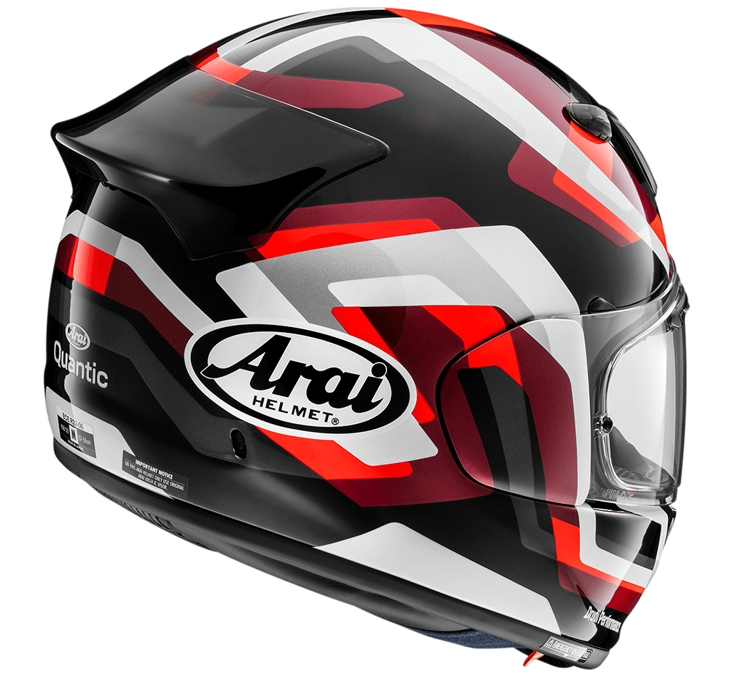 Arai Quantic Snake Red Helmet - My Superbike Store