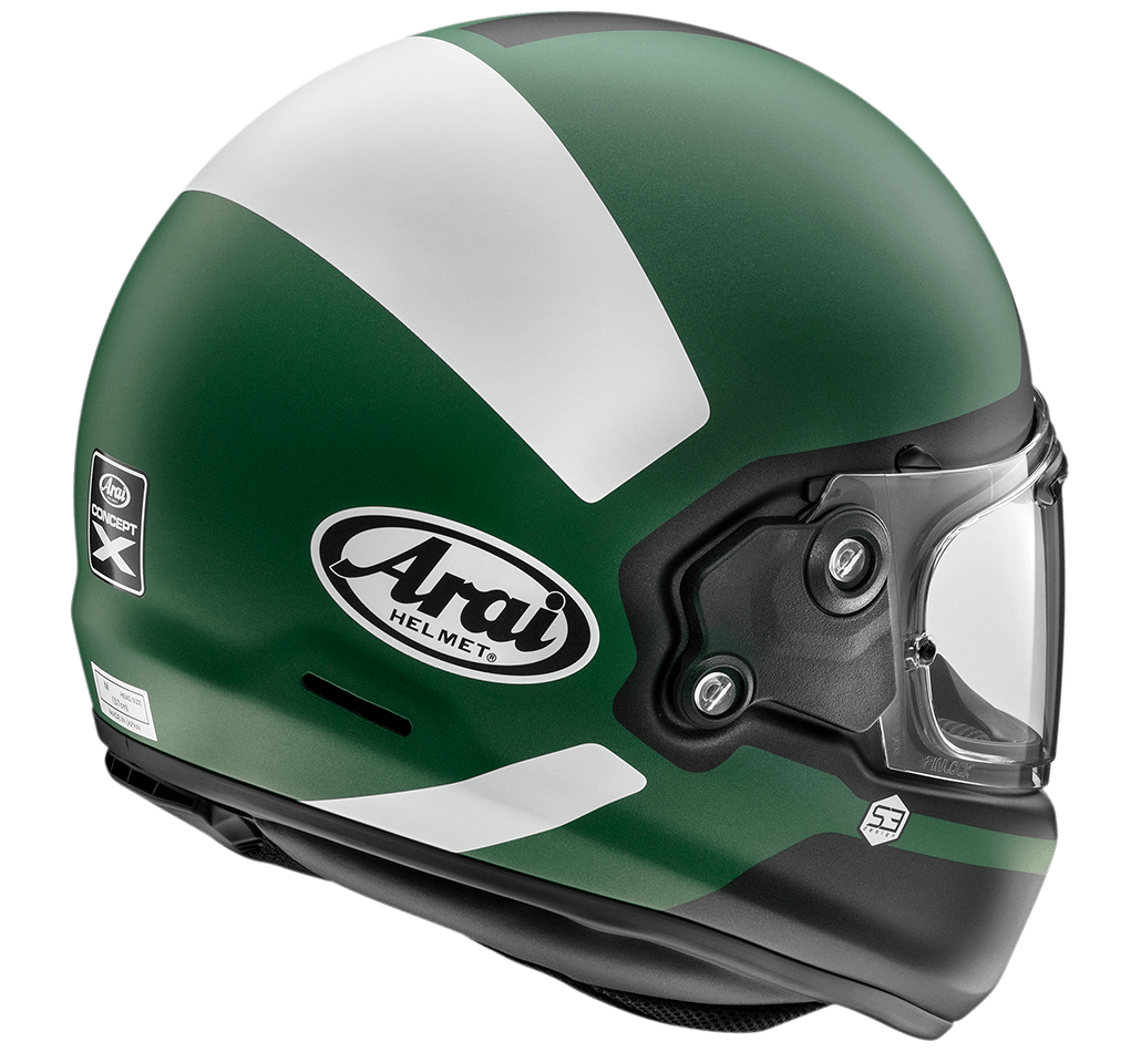 Arai Concept-X Backer Green Helmet - My Superbike Store