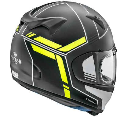 Arai Profile-V Tube Fluor Matte Yellow Helmet - My Superbike Store