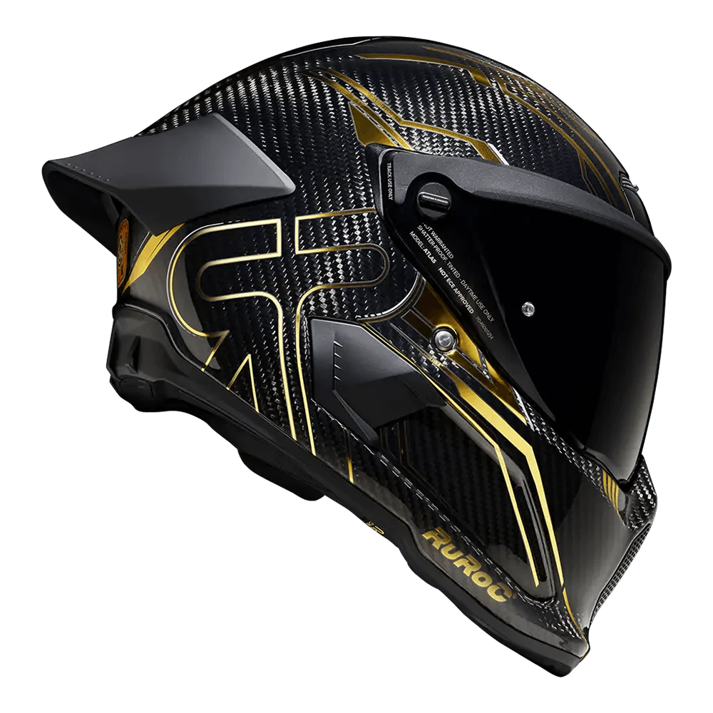 Ruroc Atlas 4.0 Track Helmet - Titan Gold - My Superbike Store