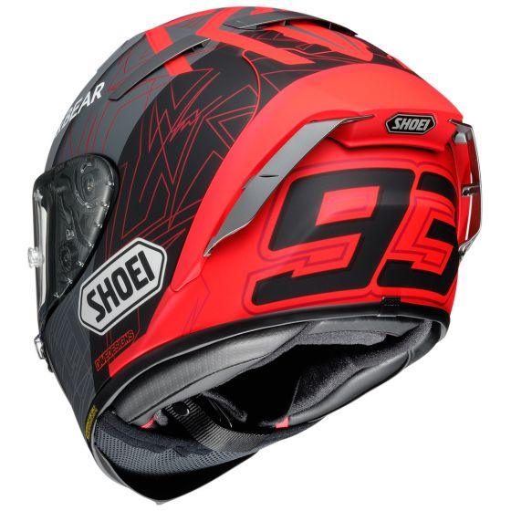 Shoei X-Fourteen MM93 Black Concept 2.0 Red Grey Helmet - My Superbike Store