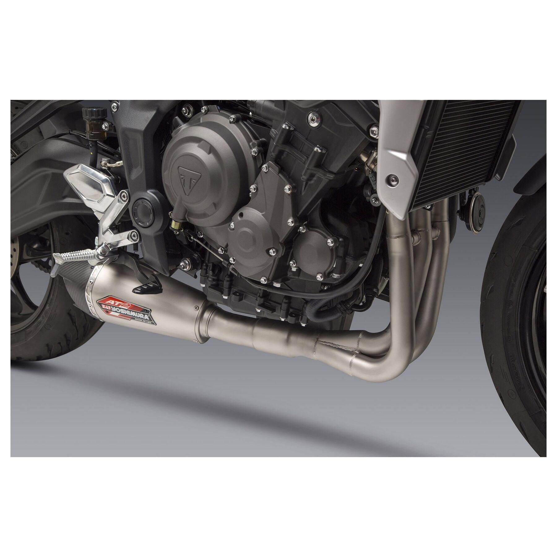 Yoshimura AT2 Race Full Exhaust System for Triumph Trident 660 - My Superbike Store