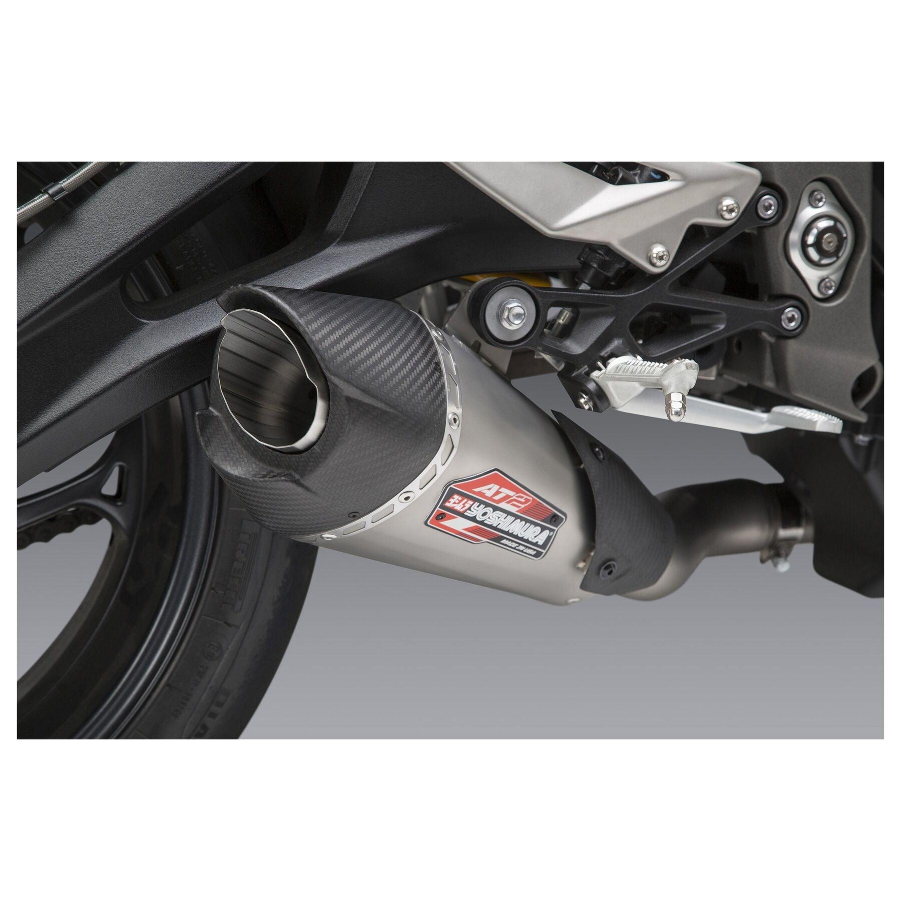 Yoshimura AT2 Street Slip-On Exhaust for Triumph Street Triple RS - My Superbike Store